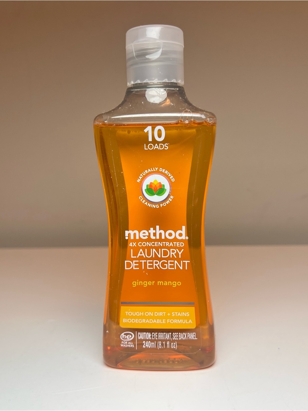 Method Ginger Mango 4X Concentrated Laundry Detergent - Orange